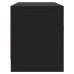 Tv-Benk Svart 102X30X37,5 Cm Konstruert Tre