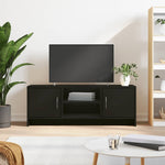 Tv-Benk Svart 102X30X37,5 Cm Konstruert Tre