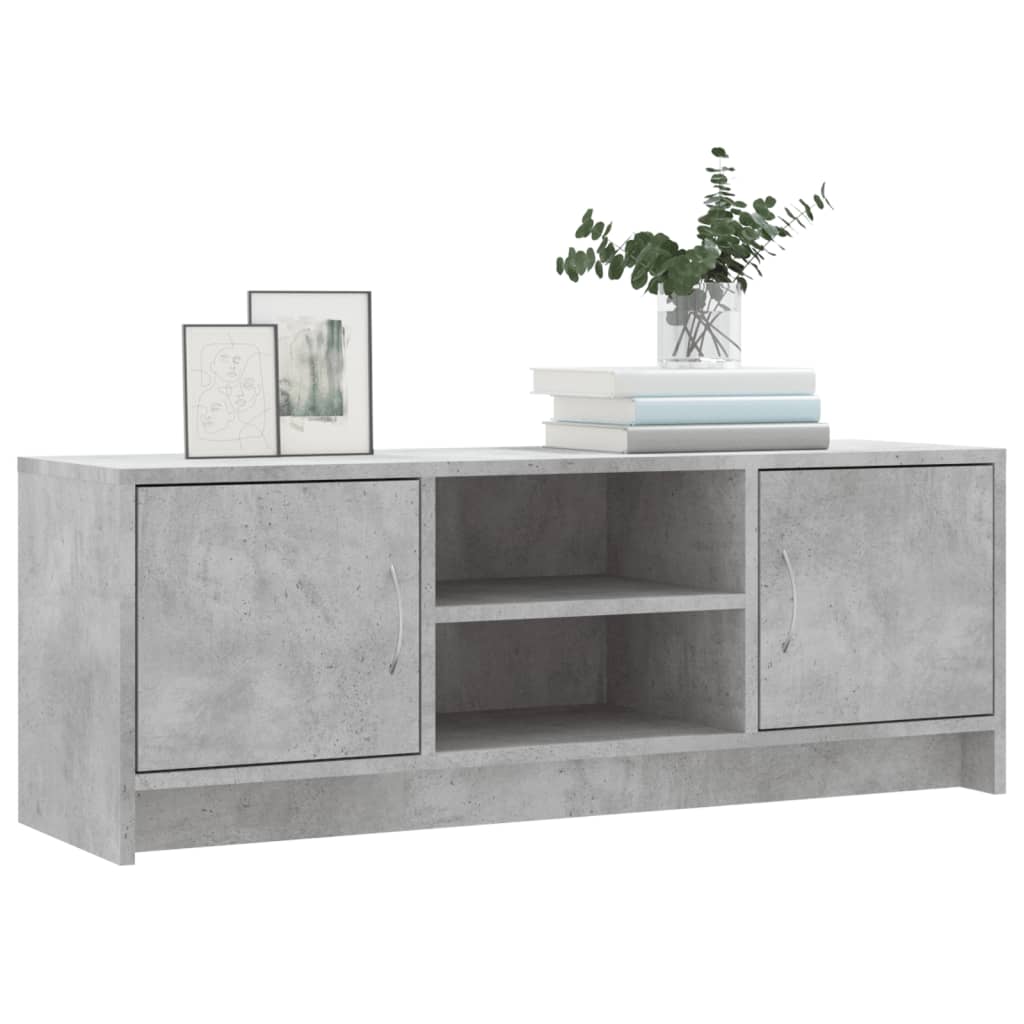 Tv-Benk Betonggrå 102X30X37,5 Cm Konstruert Tre