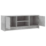 Tv-Benk Betonggrå 102X30X37,5 Cm Konstruert Tre