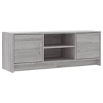 Tv-Benk Grå Sonoma 102X30X37,5 Cm Konstruert Tre