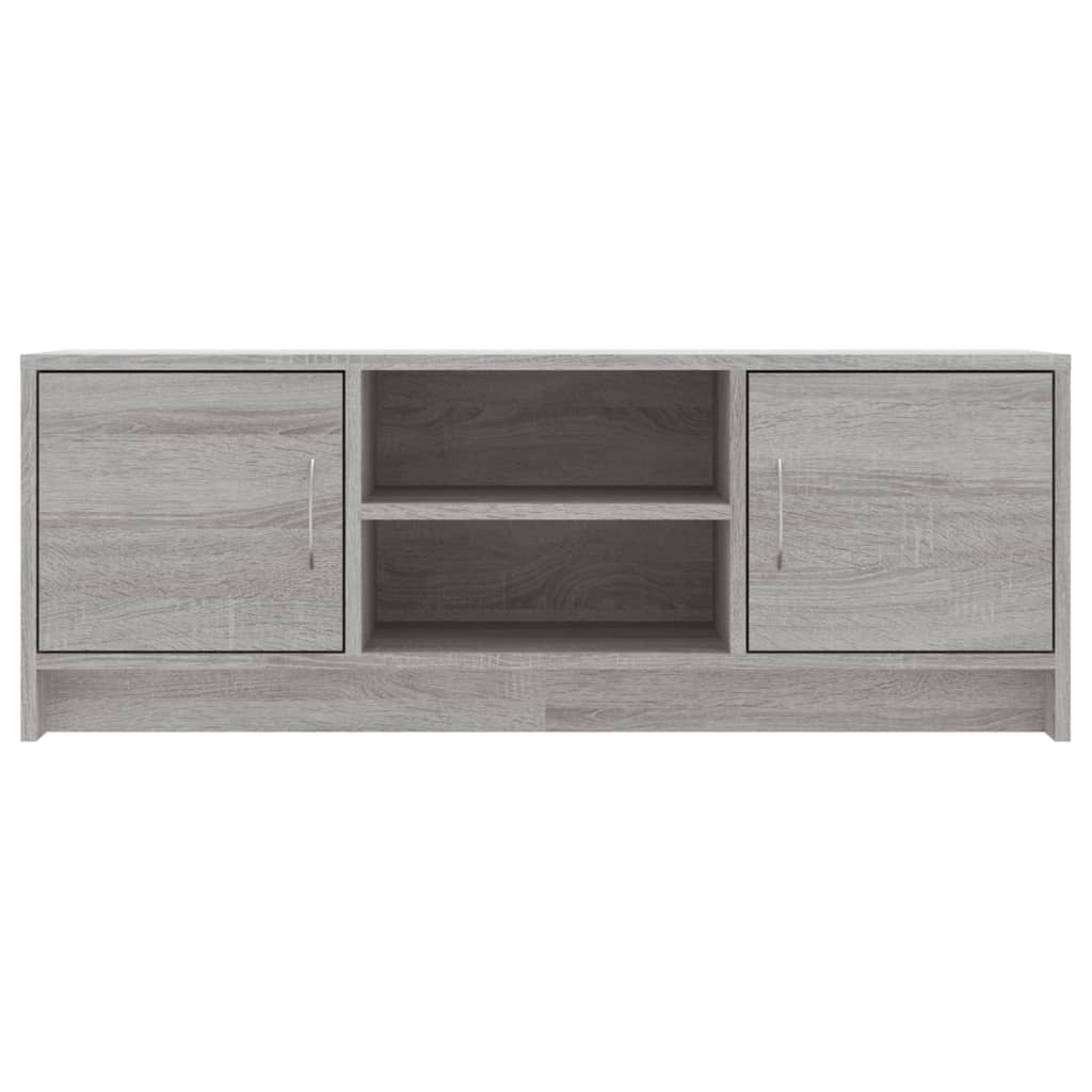 Tv-Benk Grå Sonoma 102X30X37,5 Cm Konstruert Tre