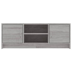 Tv-Benk Grå Sonoma 102X30X37,5 Cm Konstruert Tre