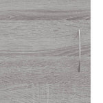 Tv-Benk Grå Sonoma 102X30X37,5 Cm Konstruert Tre