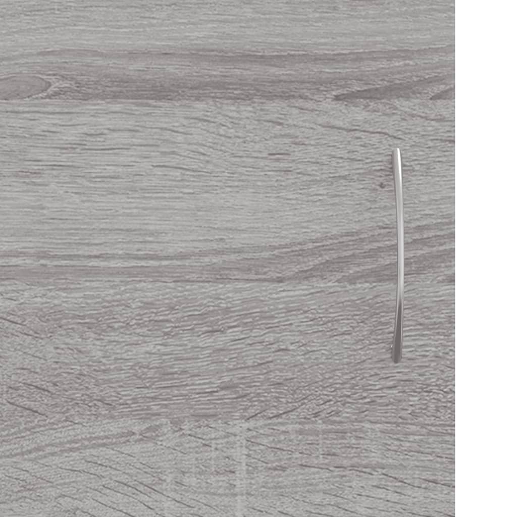 Tv-Benk Grå Sonoma 102X30X37,5 Cm Konstruert Tre