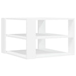 Salongbord Hvit 59,5X59,5X40 Cm Konstruert Tre