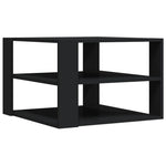 Salongbord Svart 59,5X59,5X40 Cm Konstruert Tre