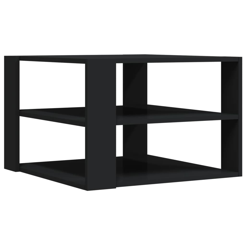 Salongbord Svart 59,5X59,5X40 Cm Konstruert Tre