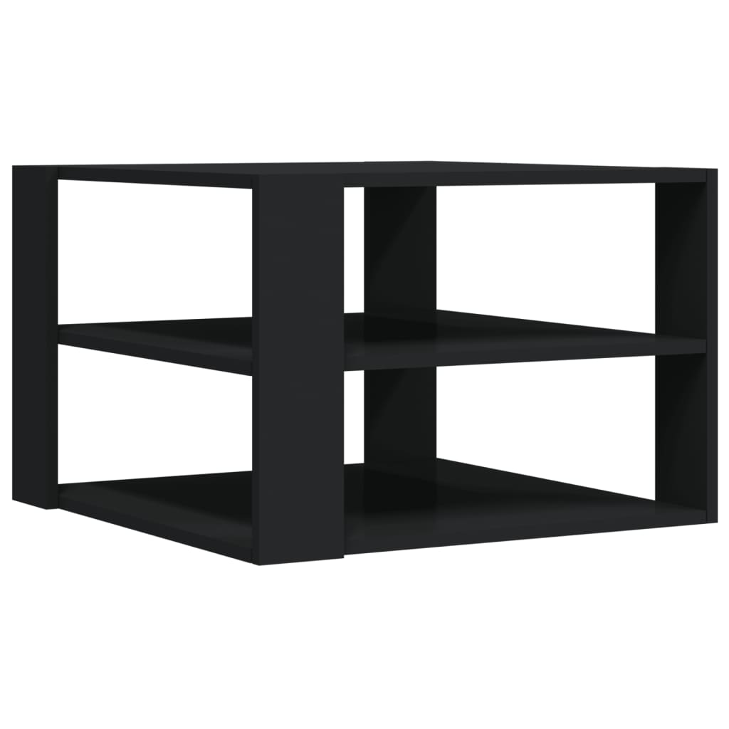 Salongbord Svart 59,5X59,5X40 Cm Konstruert Tre