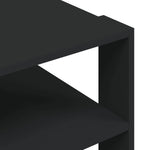 Salongbord Svart 59,5X59,5X40 Cm Konstruert Tre