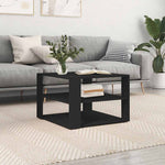 Salongbord Svart 59,5X59,5X40 Cm Konstruert Tre