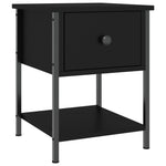 Nattbord Svart 34X35,5X45 Cm Konstruert Tre