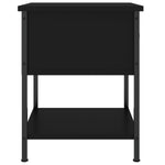 Nattbord Svart 34X35,5X45 Cm Konstruert Tre
