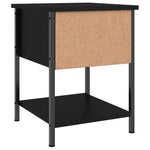 Nattbord Svart 34X35,5X45 Cm Konstruert Tre