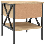 Nattbord Sonoma Eik 40X42X45 Cm Konstruert Tre
