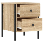 Nattbord Sonoma Eik 40X42X50 Cm Konstruert Tre