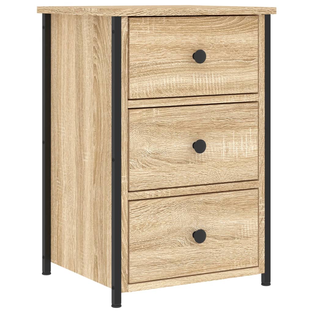 Nattbord Sonoma Eik 40X36X60 Cm Konstruert Tre