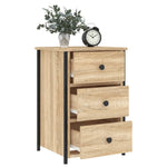 Nattbord Sonoma Eik 40X36X60 Cm Konstruert Tre