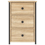 Nattbord 2 Stk Sonoma Eik 40X36X60 Cm Konstruert Tre