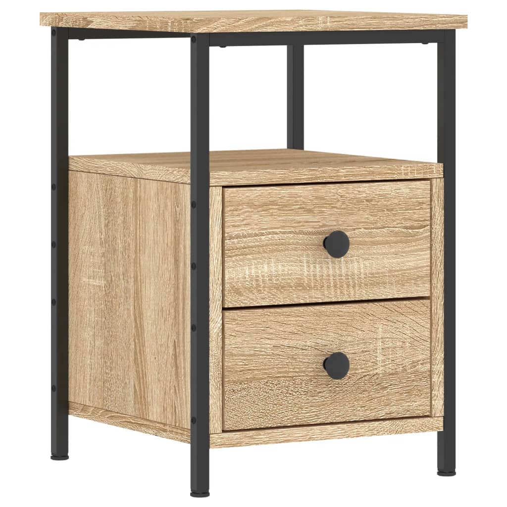 Nattbord Sonoma Eik 34X35,5X50 Cm Konstruert Tre