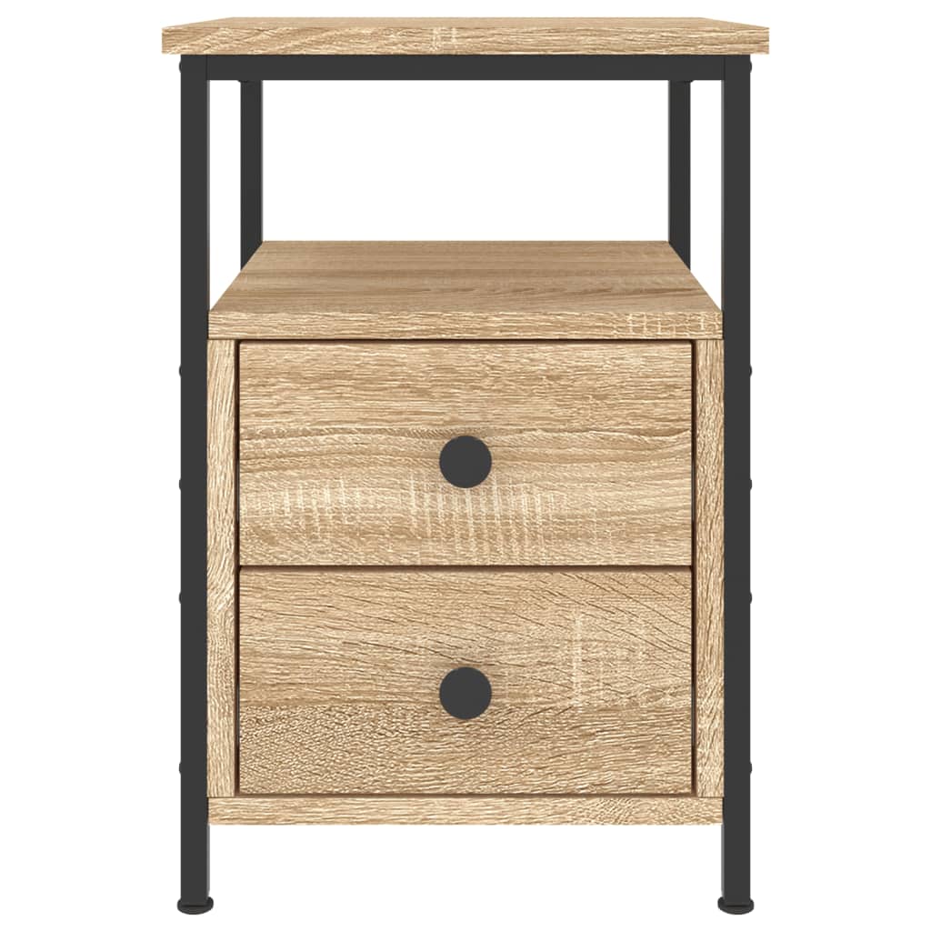 Nattbord Sonoma Eik 34X35,5X50 Cm Konstruert Tre
