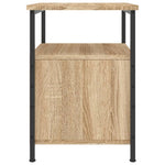 Nattbord 2 Stk Sonoma Eik 34X35,5X50 Cm Konstruert Tre