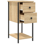 Nattbord Sonoma Eik 32X42X70 Cm Konstruert Tre