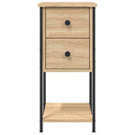 Nattbord Sonoma Eik 32X42X70 Cm Konstruert Tre