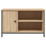Tv-Benk Sonoma Eik 80X40X50 Cm Konstruert Tre