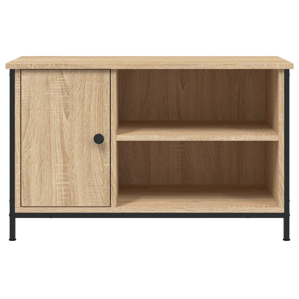 Tv-Benk Sonoma Eik 80X40X50 Cm Konstruert Tre