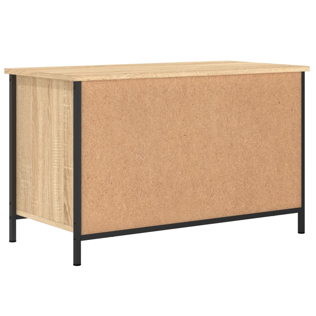 Tv-Benk Sonoma Eik 80X40X50 Cm Konstruert Tre