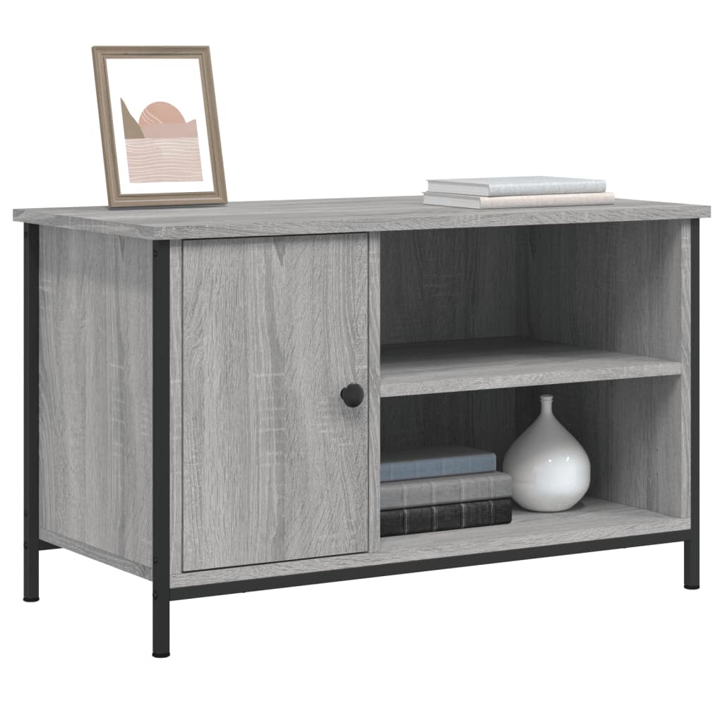 Tv-Benk Grå Sonoma 80X40X50 Cm Konstruert Tre