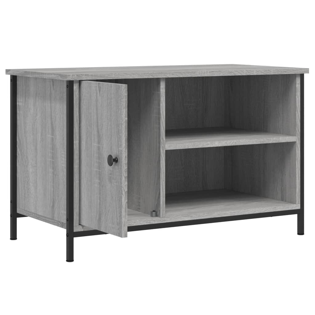 Tv-Benk Grå Sonoma 80X40X50 Cm Konstruert Tre