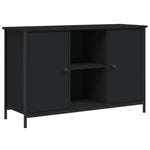 Tv-Benk Svart 100X35X65 Cm Konstruert Tre