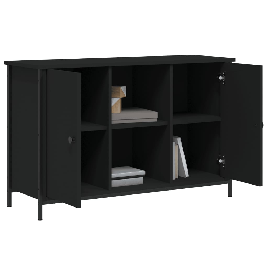Tv-Benk Svart 100X35X65 Cm Konstruert Tre