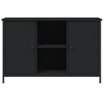 Tv-Benk Svart 100X35X65 Cm Konstruert Tre
