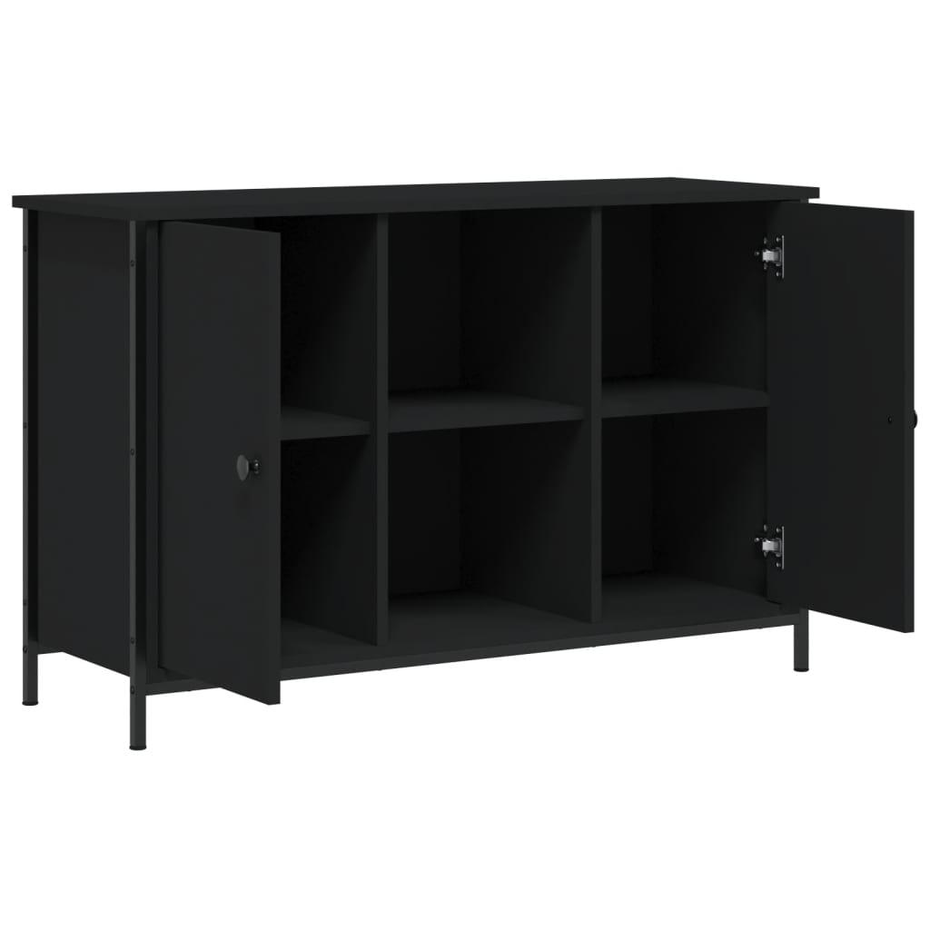 Tv-Benk Svart 100X35X65 Cm Konstruert Tre