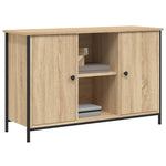 Tv-Benk Sonoma Eik 100X35X65 Cm Konstruert Tre