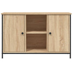 Tv-Benk Sonoma Eik 100X35X65 Cm Konstruert Tre