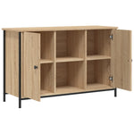 Tv-Benk Sonoma Eik 100X35X65 Cm Konstruert Tre