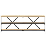 Salongbord Sonoma Eik 200X30X75 Cm Konstruert Tre Og Jern