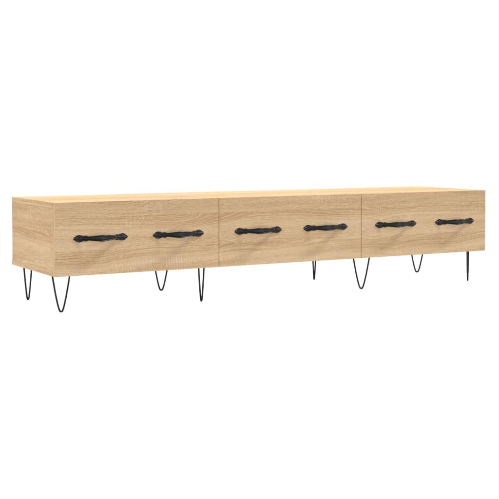 Tv-Benk Sonoma Eik 150X36X30 Cm Konstruert Tre