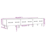 Tv-Benk Sonoma Eik 150X36X30 Cm Konstruert Tre