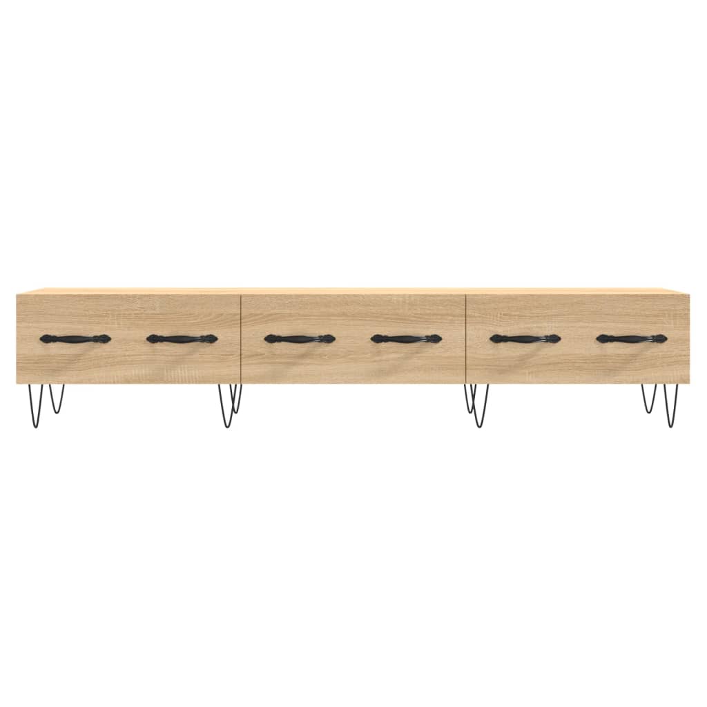 Tv-Benk Sonoma Eik 150X36X30 Cm Konstruert Tre