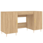 Skrivebord Sonoma Eik 140X50X75 Cm Konstruert Tre