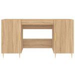 Skrivebord Sonoma Eik 140X50X75 Cm Konstruert Tre