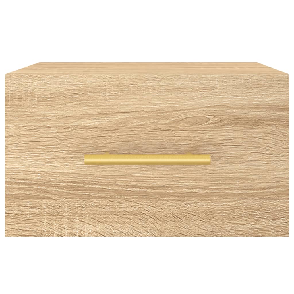 Veggmontert Nattbord Sonoma Eik 35X35X20 Cm