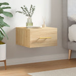 Veggmontert Nattbord Sonoma Eik 35X35X20 Cm