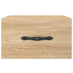 Veggmontert Nattbord Sonoma Eik 35X35X20 Cm