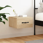 Veggmontert Nattbord Sonoma Eik 35X35X20 Cm